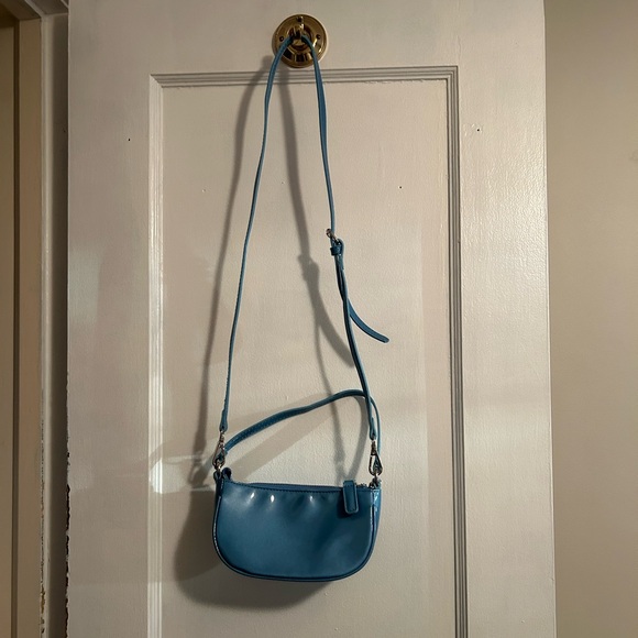 Baby Baguette Blue Crossbody Bag from Urban Outfitters - Picture 5 of 8